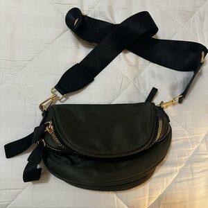 Stylish Olive Crossbody Bag